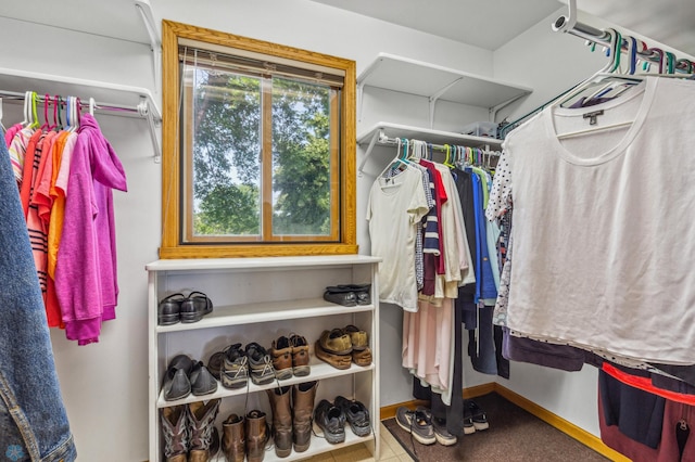 view of spacious closet