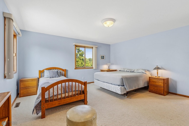 bedroom with carpet flooring