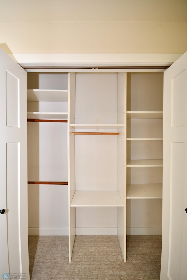 view of closet