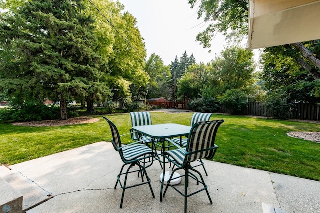 view of patio