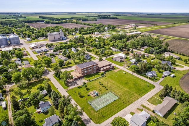 bird's eye view featuring a rural view