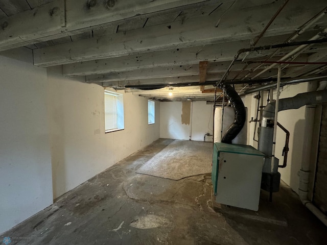 view of basement