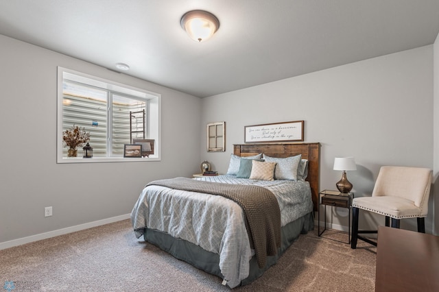 bedroom featuring carpet floors