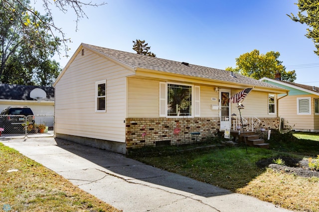 view of bungalow