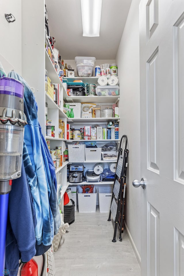 view of storage room