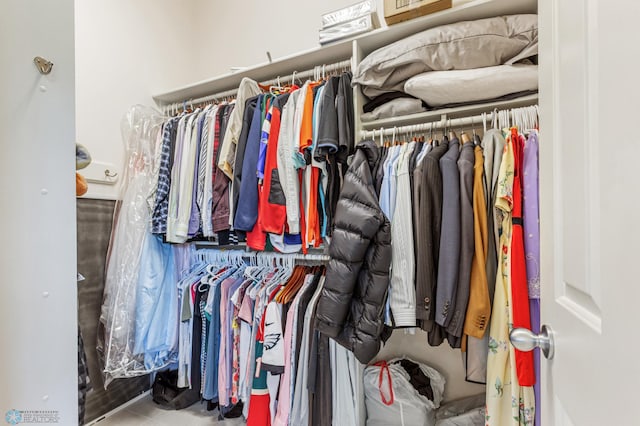 view of spacious closet