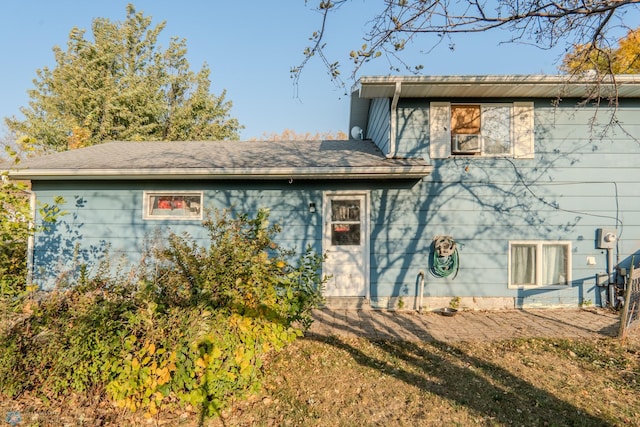 view of back of property