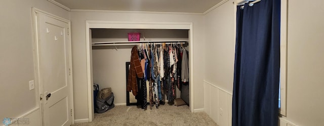 view of closet