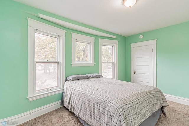 bedroom featuring carpet floors