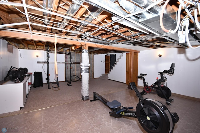 view of workout room