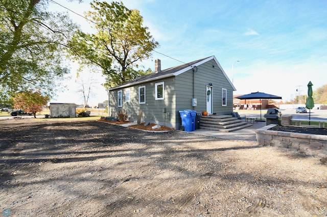 view of property exterior