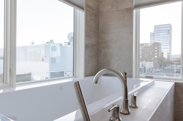 interior space featuring sink