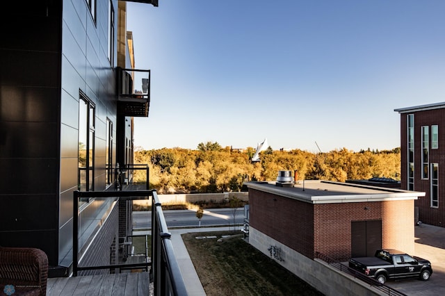 exterior space with a balcony