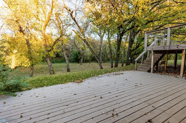 view of deck