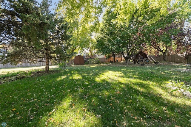 view of yard featuring a playground