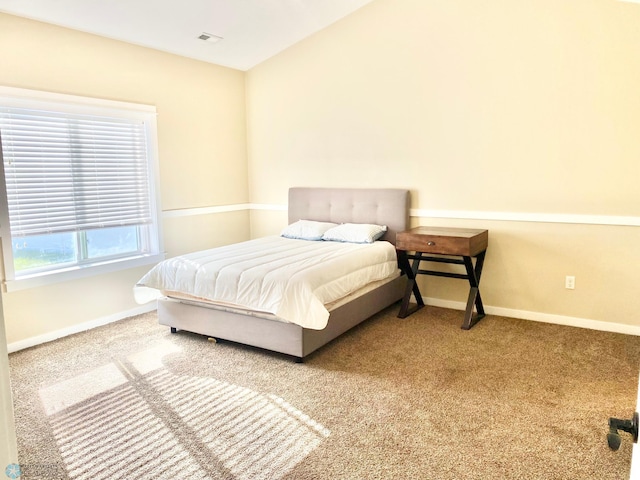 bedroom featuring carpet floors