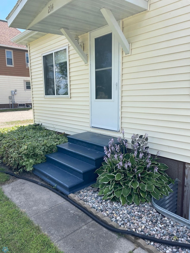 view of entrance to property