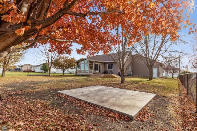 view of yard