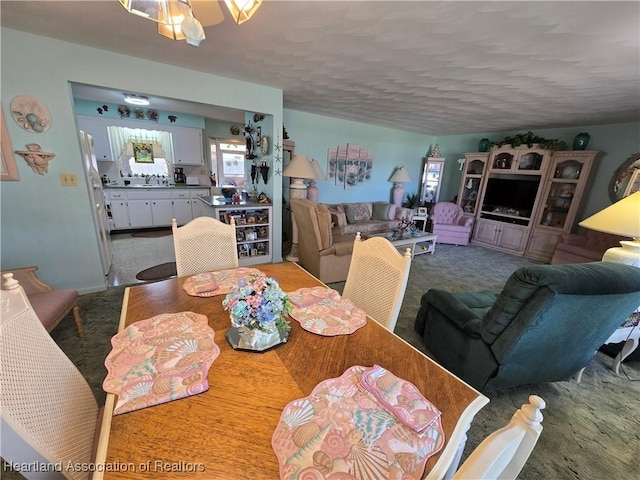 view of dining area