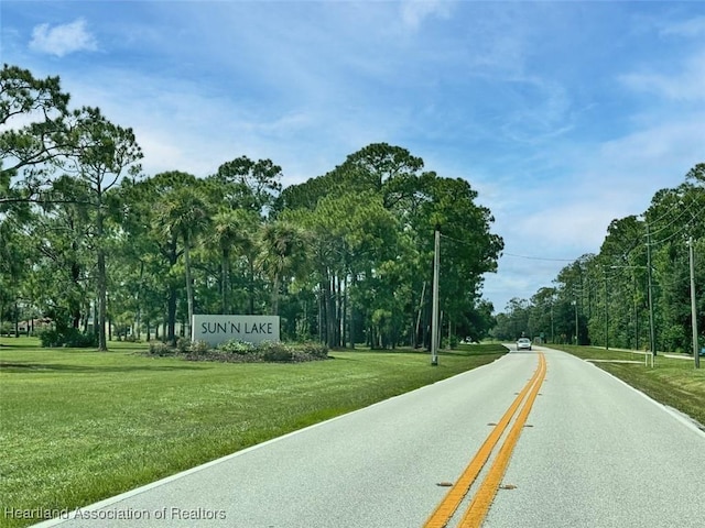 view of road