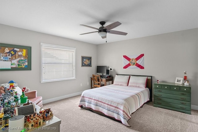 130 Deanna Dr, Lake Placid, FL 33852 - bedroom with carpet flooring and a ceiling fan