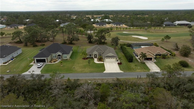 drone / aerial view featuring a residential view