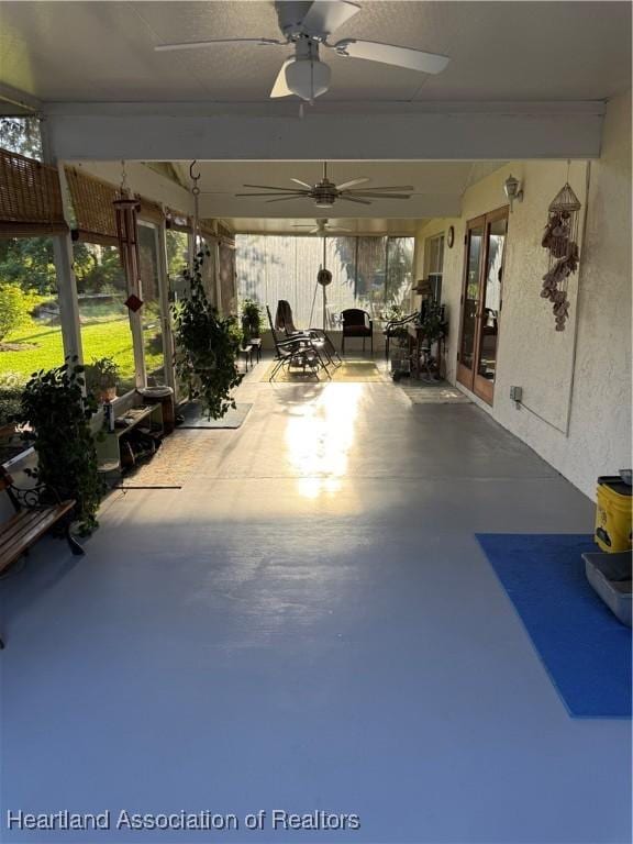 100 Daisy Ln, Lake Placid, FL 33852 - view of patio with ceiling fan