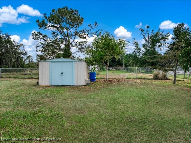 1536 Meadowbrook St, Lake Placid, FL 33852 - view of yard with a storage shed and an outbuilding