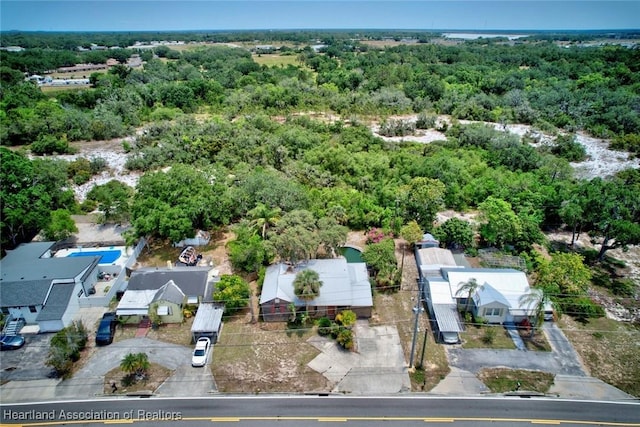 1320 Lakeview Dr, Sebring, FL 33870 - drone / aerial view of a heavily wooded area