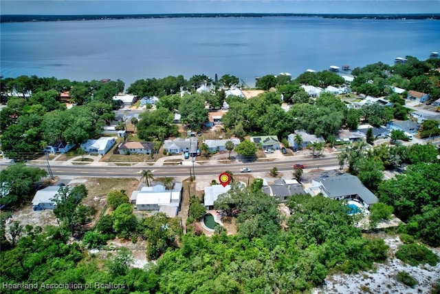 1320 Lakeview Dr, Sebring, FL 33870 - aerial view of property's location with nearby suburban area and a large body of water