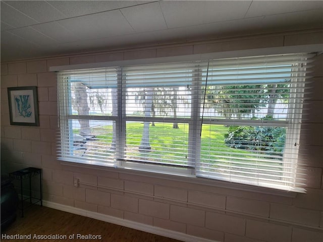 room details with hardwood / wood-style floors
