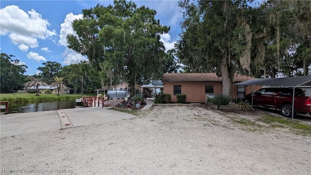 4232 Trails End Rd, Lorida, FL 33857 - ranch-style home featuring a water view