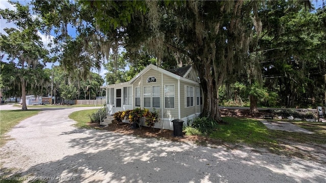 4232 Trails End Rd, Lorida, FL 33857 - view of front of property with gravel driveway and entry steps