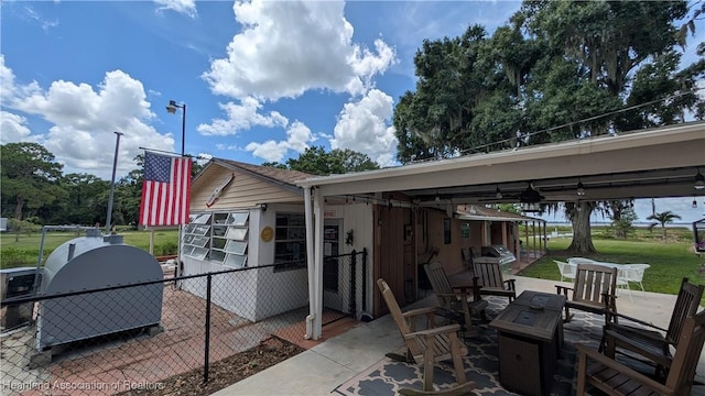 4232 Trails End Rd, Lorida, FL 33857 - view of patio / terrace with a grill