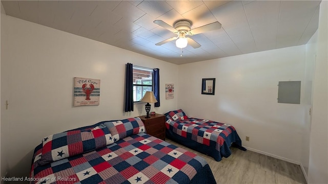 4232 Trails End Rd, Lorida, FL 33857 - bedroom featuring wood finished floors and ceiling fan