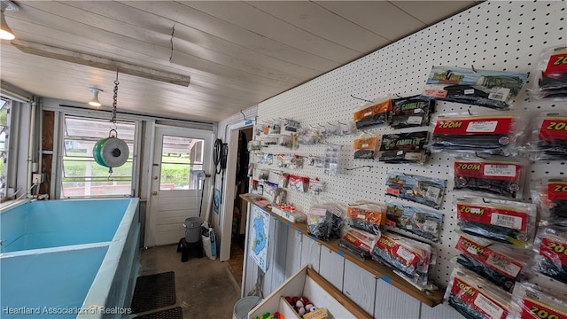 4232 Trails End Rd, Lorida, FL 33857 - miscellaneous room with concrete floors