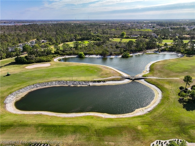 4737 Myrtle Dr, Sebring, FL 33872 - aerial view of property and surrounding area with a nearby body of water and a golf course