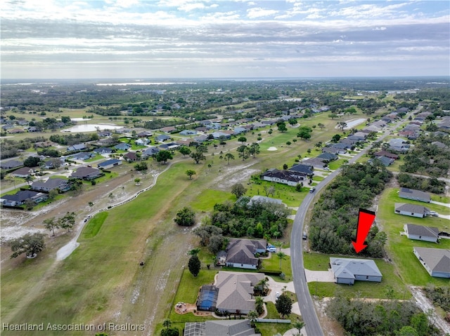 4737 Myrtle Dr, Sebring, FL 33872 - aerial view of property's location with nearby suburban area