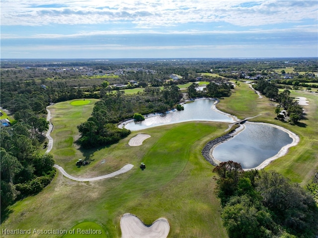 4737 Myrtle Dr, Sebring, FL 33872 - aerial view of property and surrounding area featuring a large body of water and a golf course