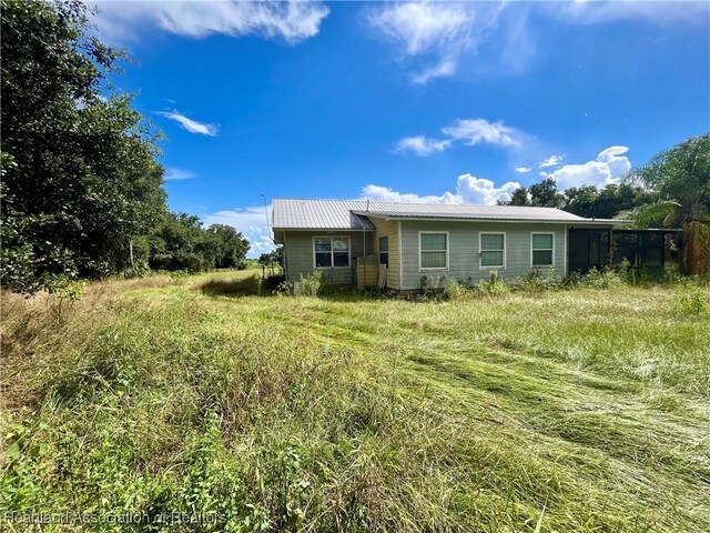 view of rear view of property