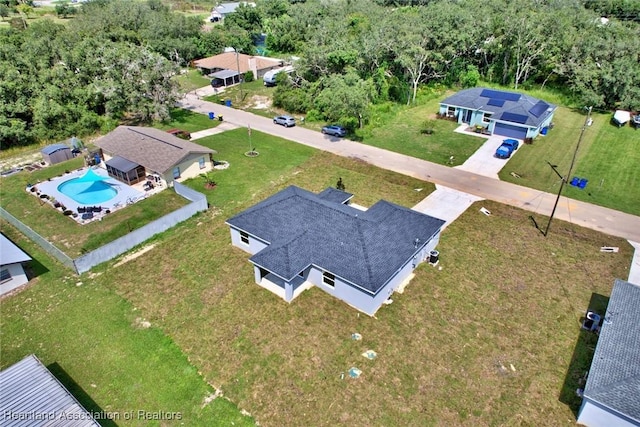 2731 W Albatross Rd, Avon Park, FL 33825 - bird's eye view of a pool area
