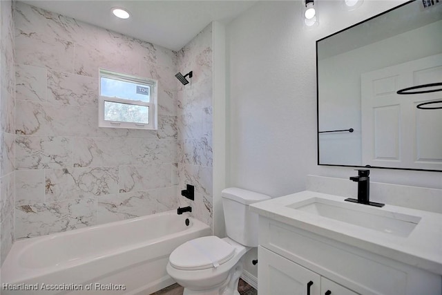 2731 W Albatross Rd, Avon Park, FL 33825 - bathroom with vanity and bathtub / shower combination