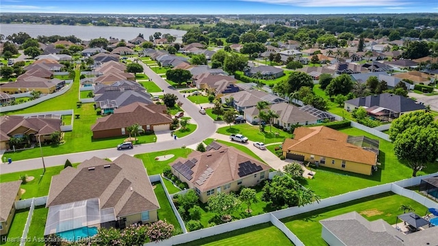 302 Ruby Ln, Winter Haven, FL 33884 - aerial perspective of suburban area featuring a nearby body of water