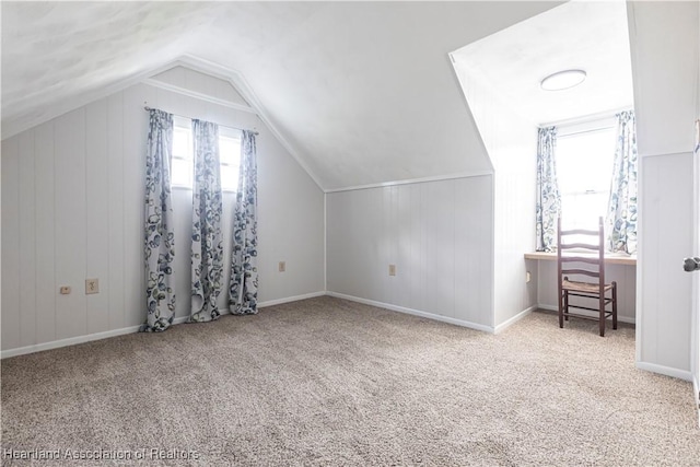 1090 Knollwood Cir, Wauchula, FL 33873 - additional living space with carpet floors and vaulted ceiling