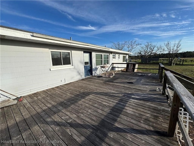 view of deck