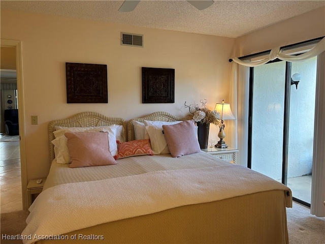 6000 Matanzas Dr, Sebring, FL 33872 - bedroom featuring carpet and ceiling fan