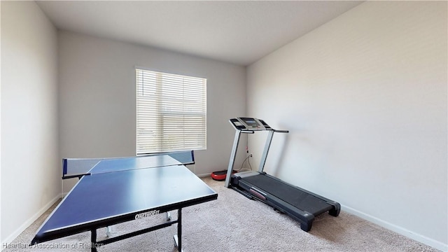 1076 Sugarwood St, Davenport, FL 33837 - exercise area with carpet floors and baseboards
