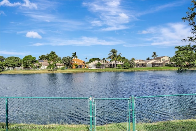 property view of water