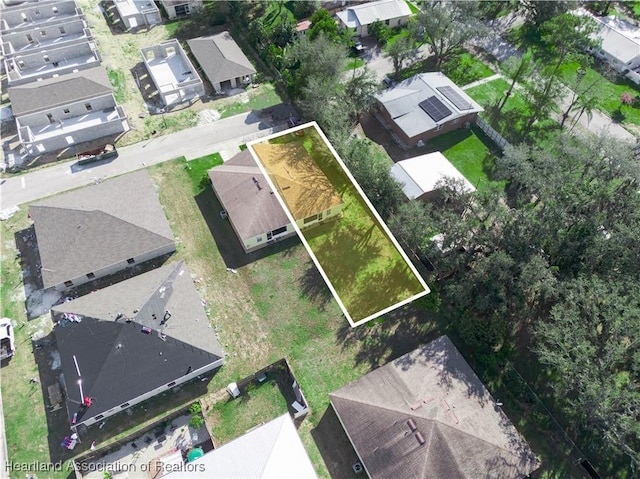 drone / aerial view featuring a residential view