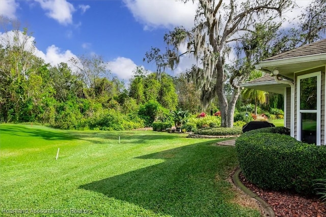 3243 E Anglers Strm, Avon Park, FL 33825 - view of green lawn featuring view of wooded area
